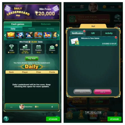 Yono Rummy 777 - Live Game